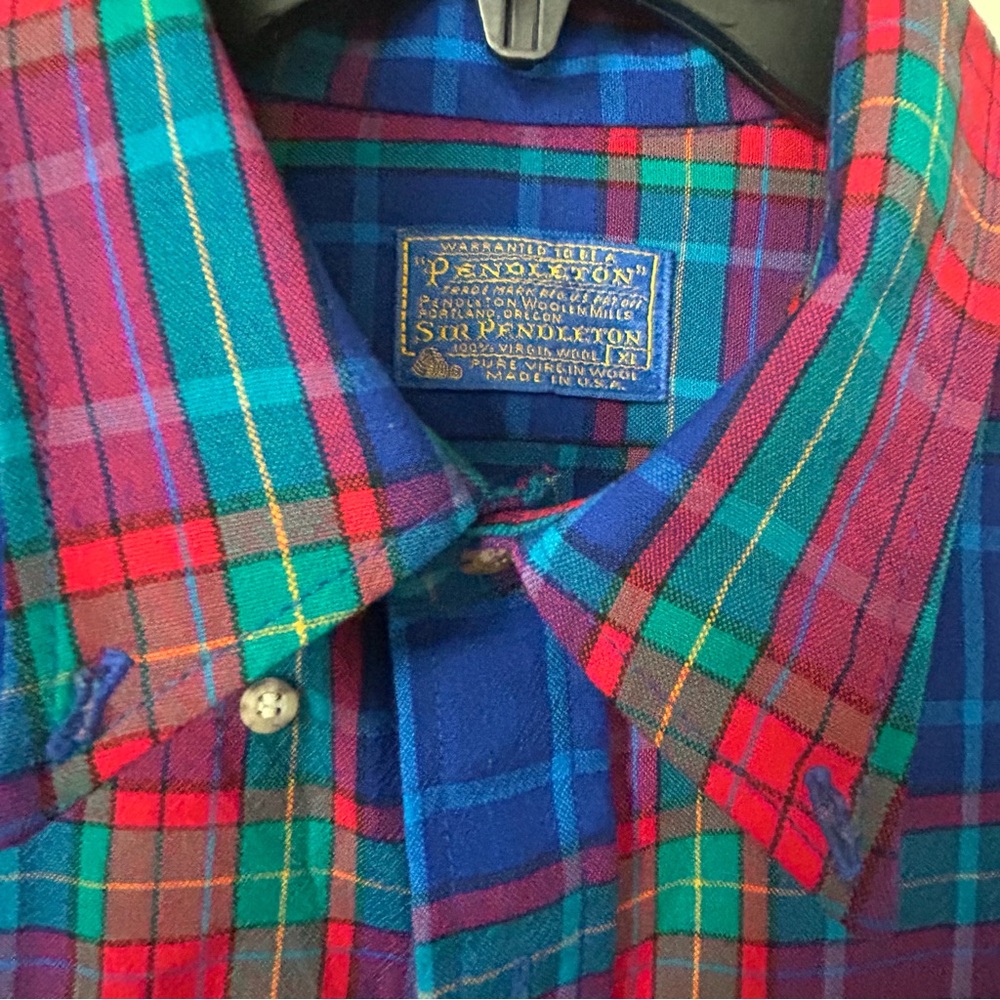 Pendleton Men's Multicolor Plaid Button-Down Shirt